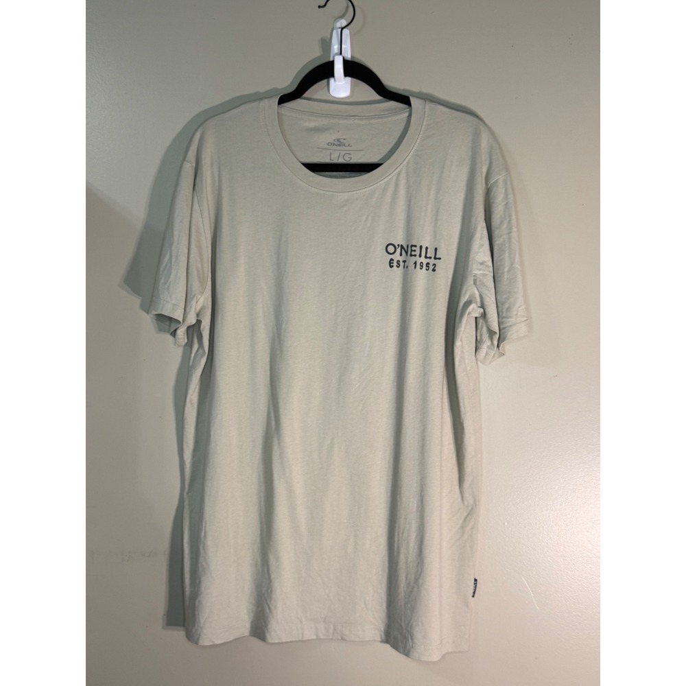 ONeill Mens Large Sand Surf Relax Repeat Graphic T-Shirt Cotton Tee